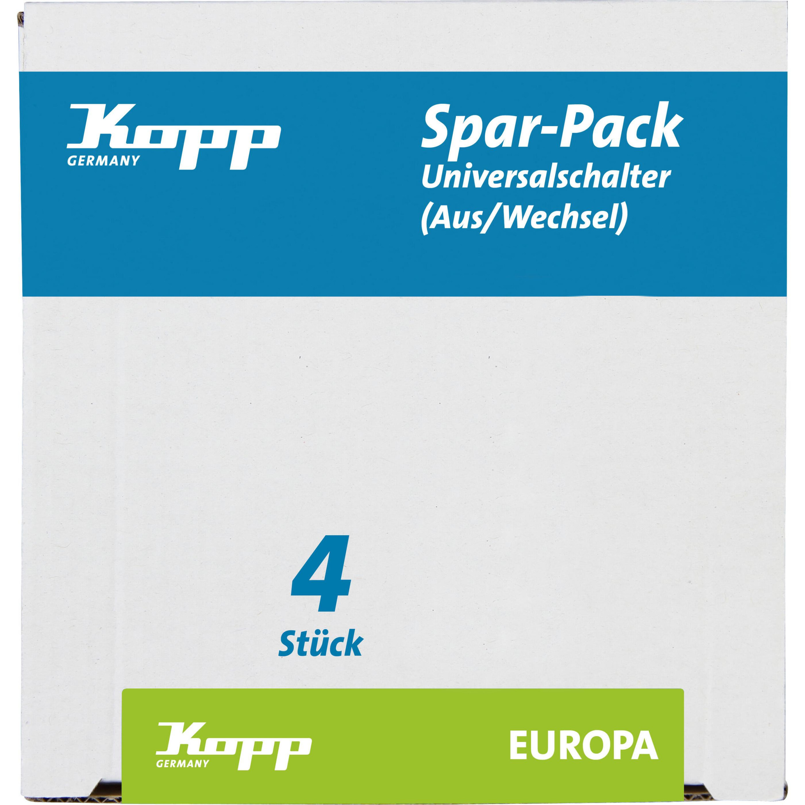 EUROPA - wisselschakelaar 4-pack, kleur: creme - Afbeelding 2