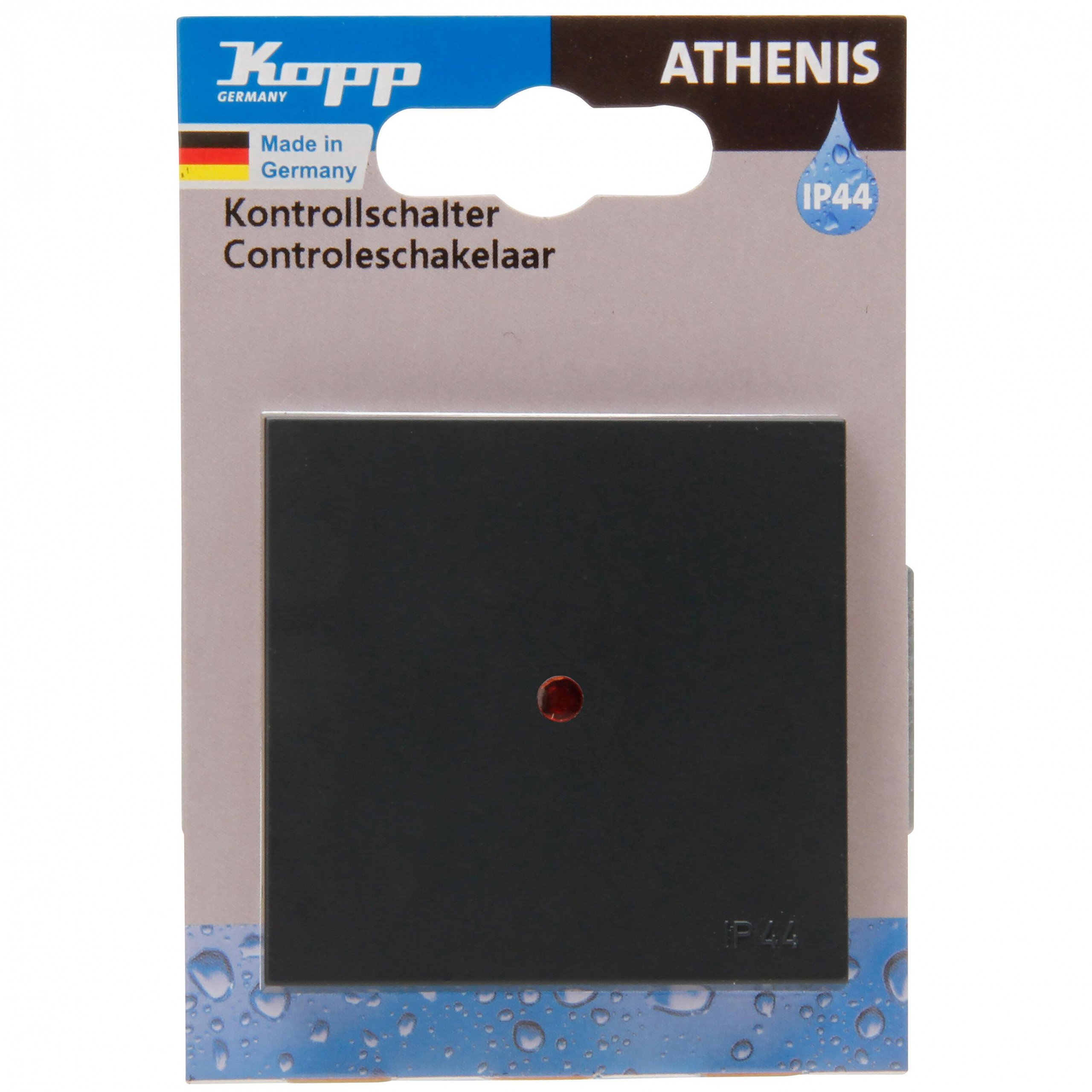 ATHENIS IP44 - controleschakelaar antraciet - Afbeelding 2