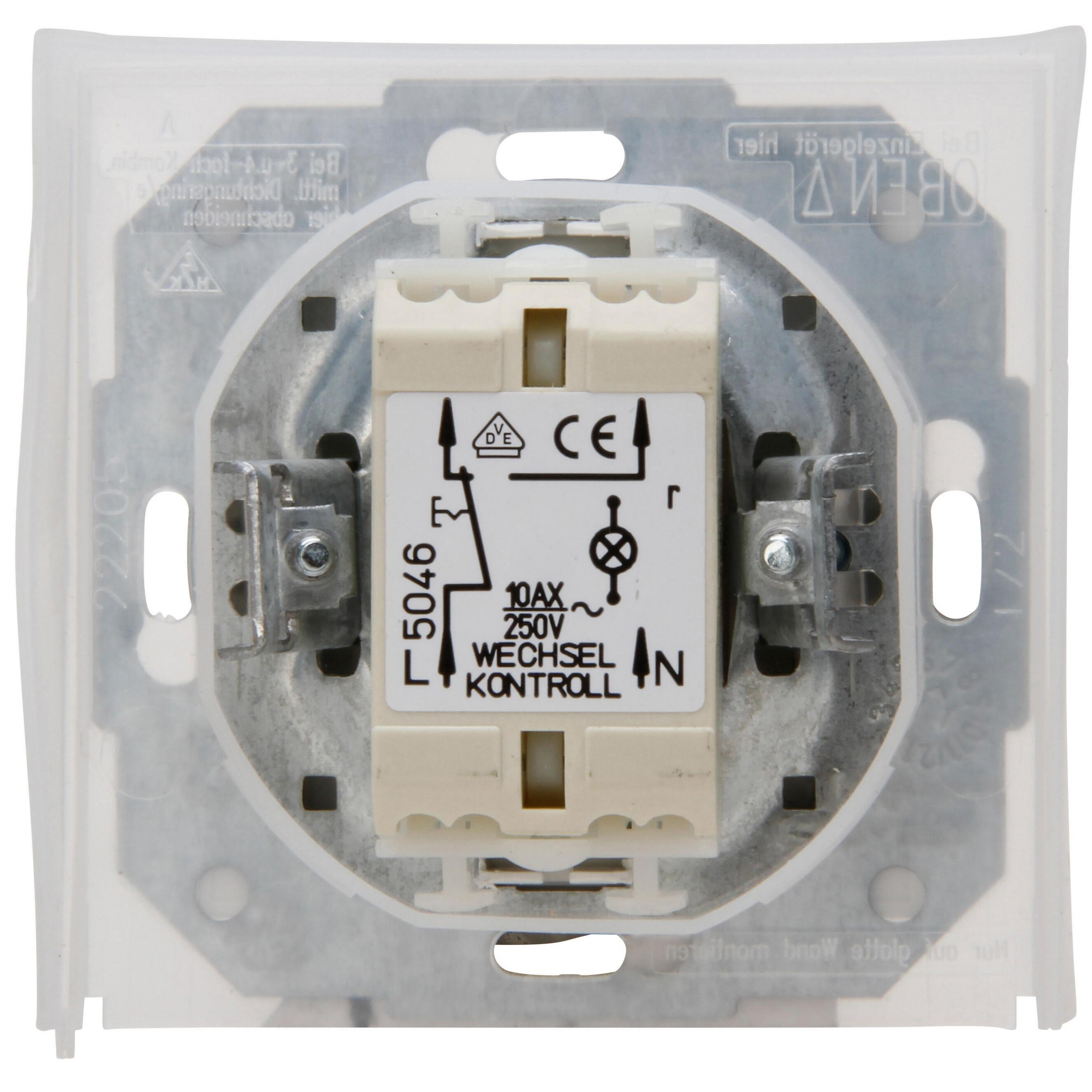 ATHENIS IP44 - controleschakelaar staal - Afbeelding 4