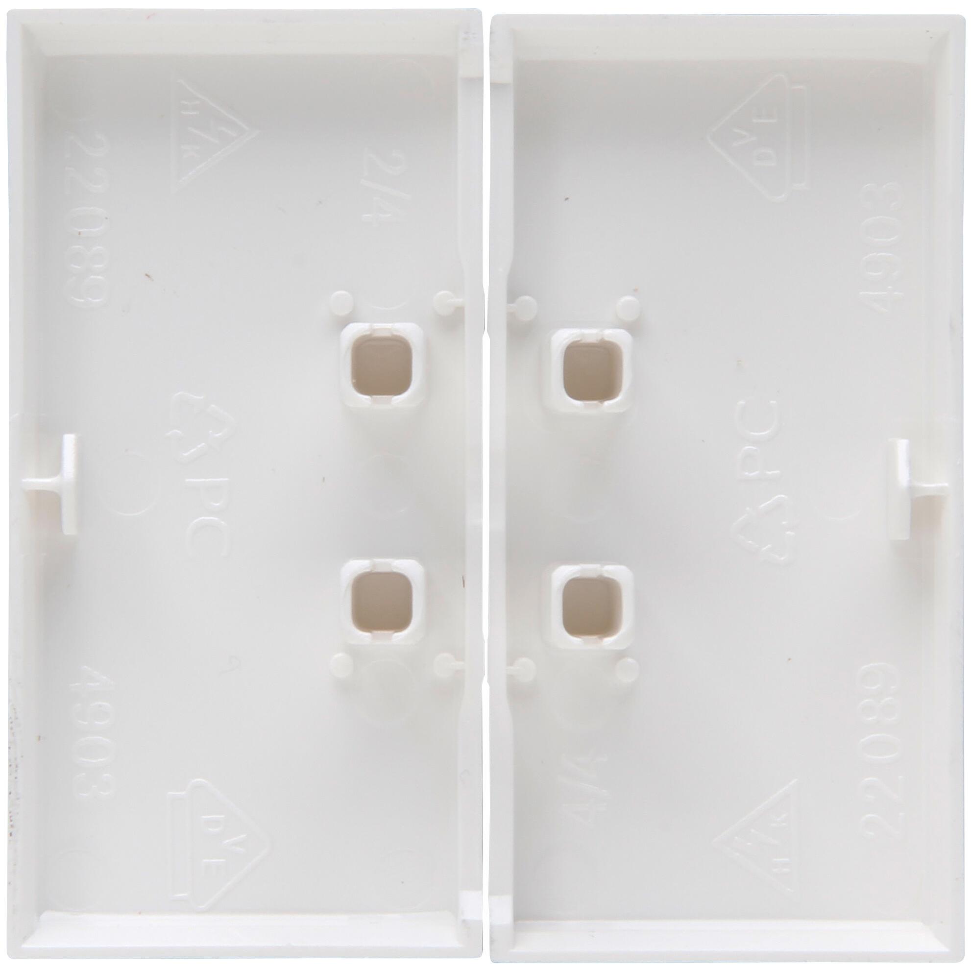 Smart-control - ATHENIS dubbele wip voor dimmer, kleur: helder wit - Afbeelding 3