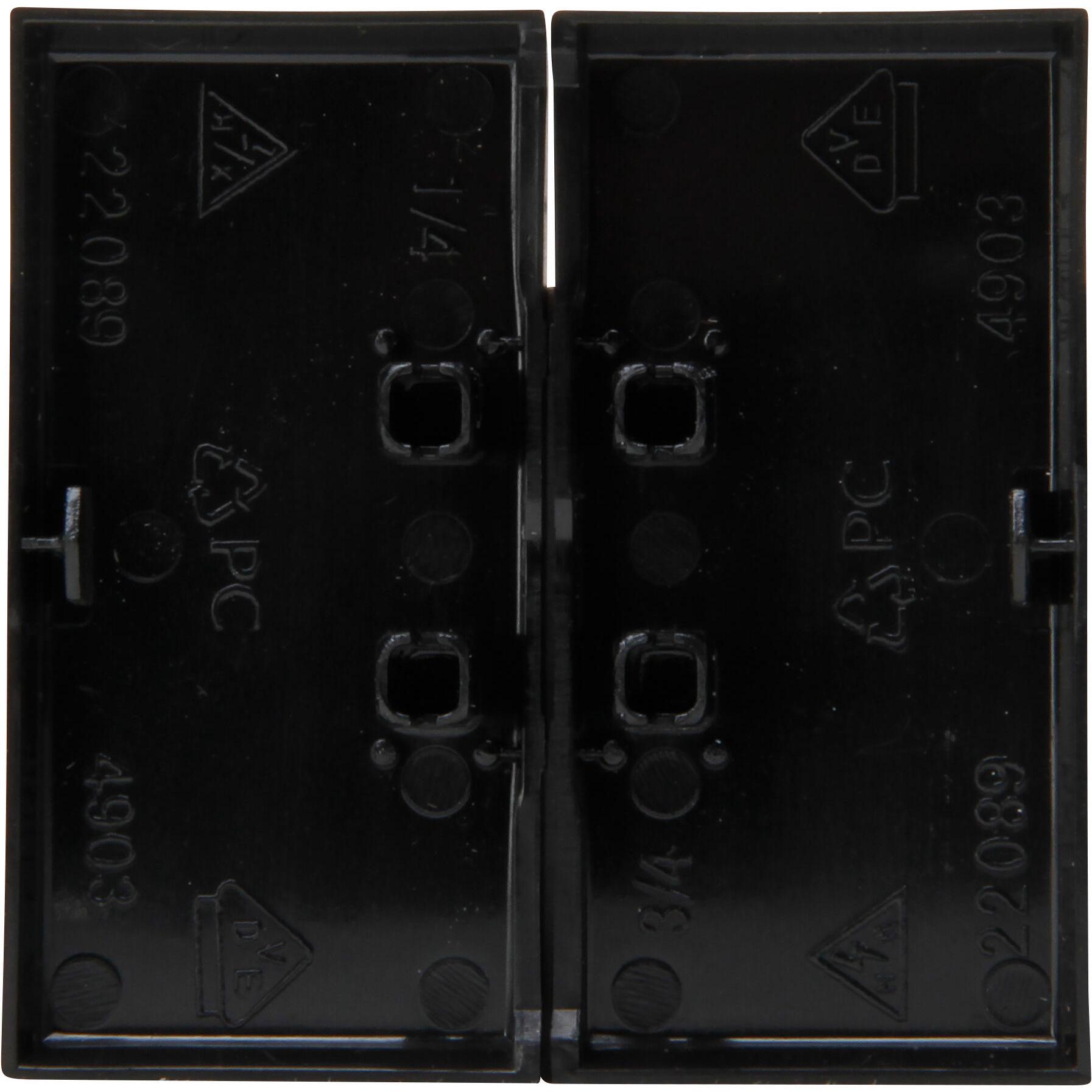 Smart-control - ATHENIS dubbele wip voor dimmer, kleur: zwart mat - Afbeelding 3