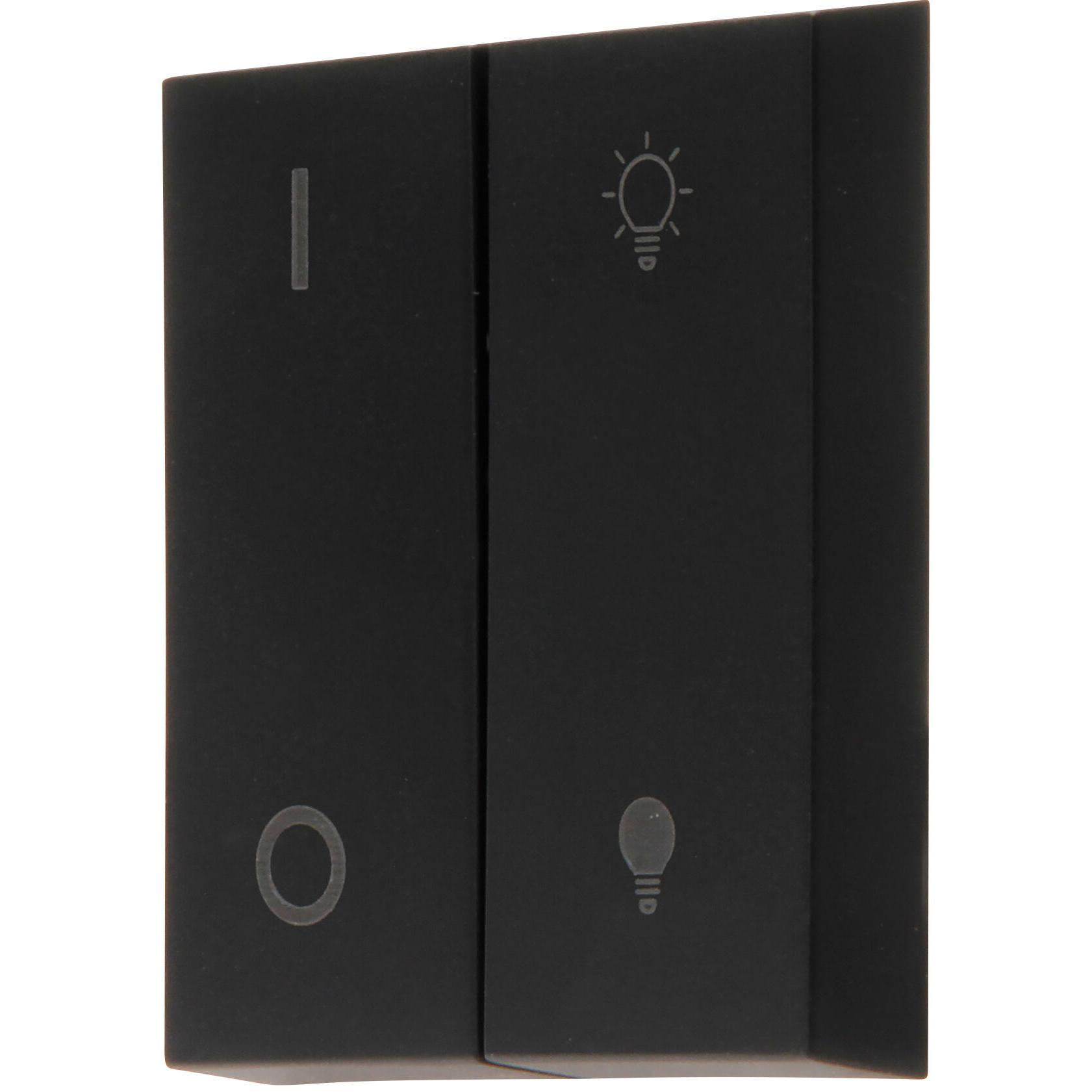 Smart-control - ATHENIS dubbele wip voor dimmer, kleur: zwart mat - Afbeelding 8