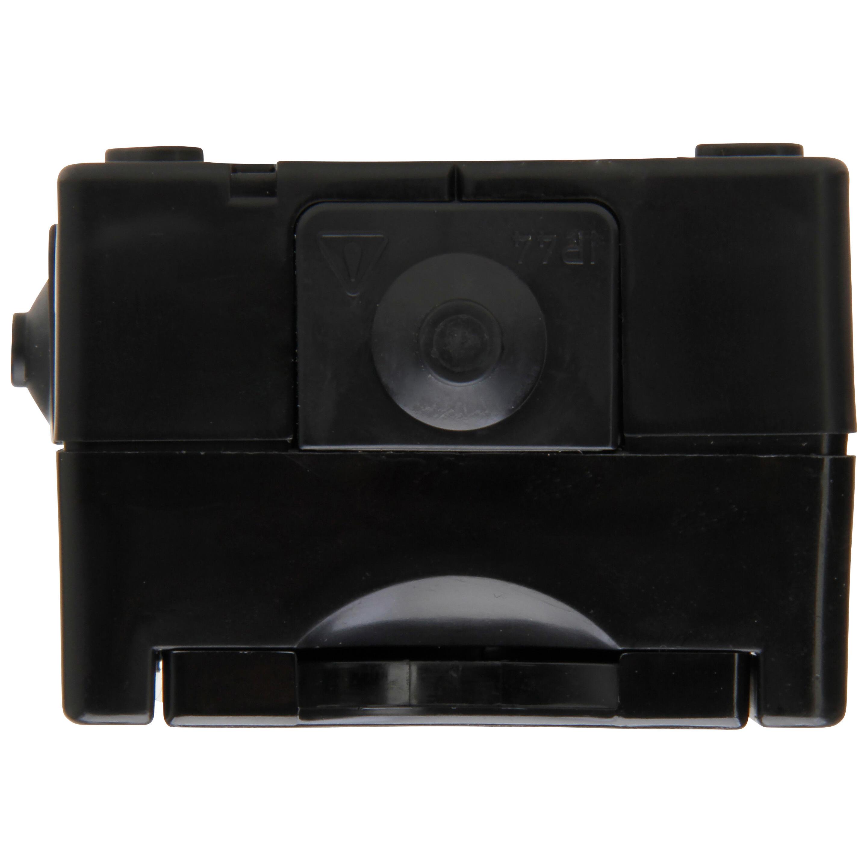 ProAQA - wandcontactdoos 2V RA deksel IP44, verticaal, zwart - Afbeelding 5