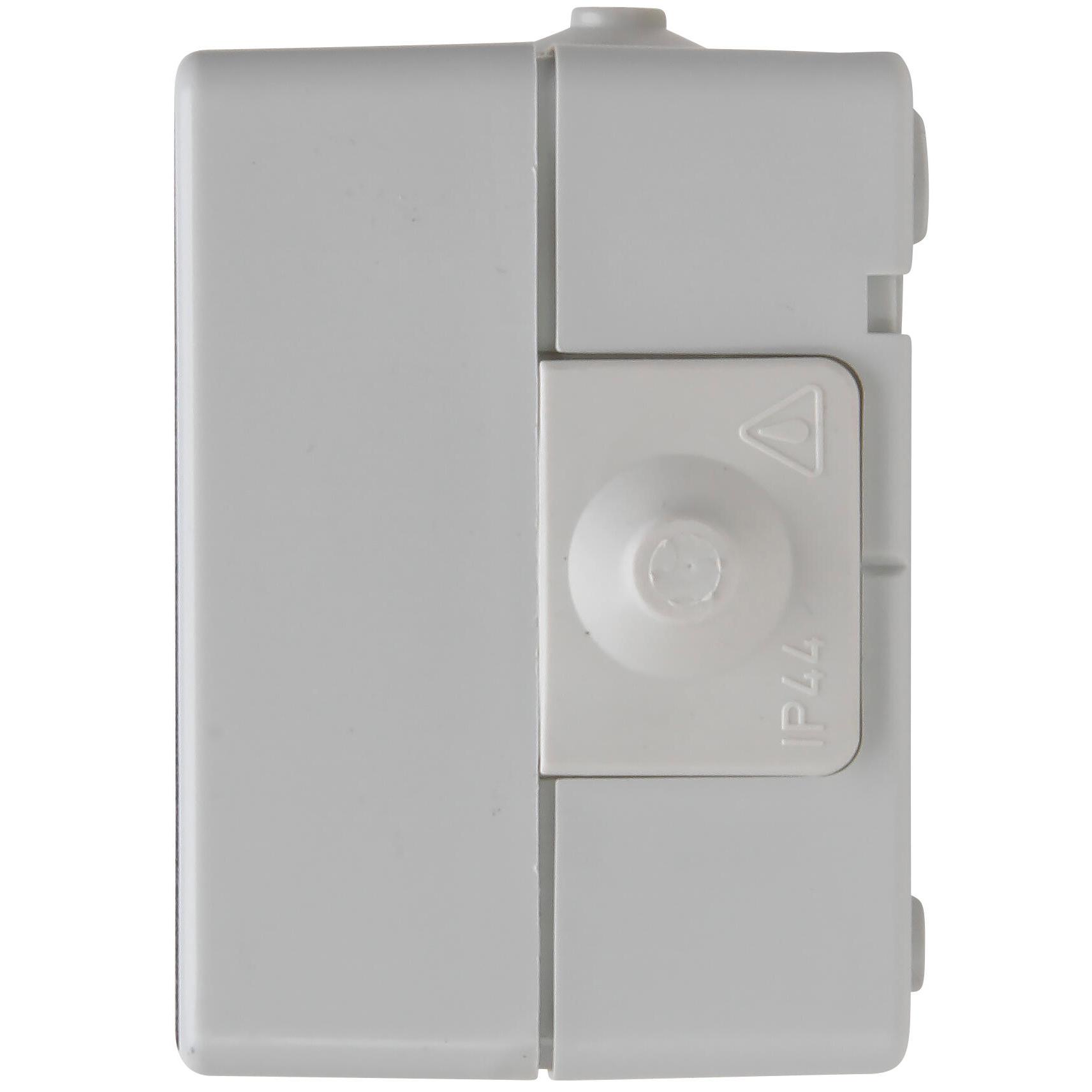 ProAQA - wandcontactdoos 2V PA deksel IP44, horizontaal, grijs - Afbeelding 6