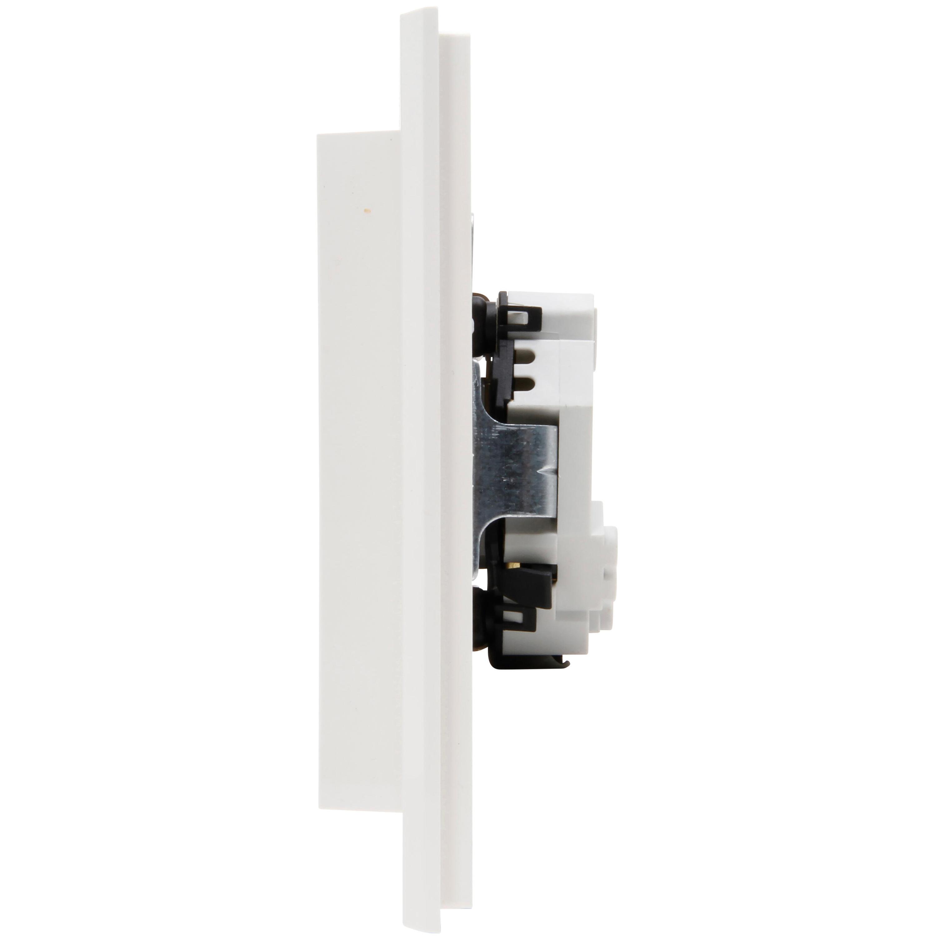 HK07 - wandcontactdoos 2V RA, helder wit - Afbeelding 6