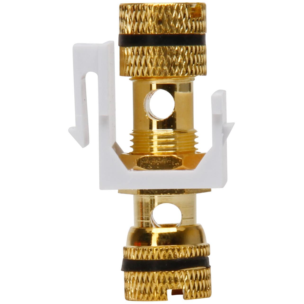 Keystone-module banana plug connector, zwart - Afbeelding 5