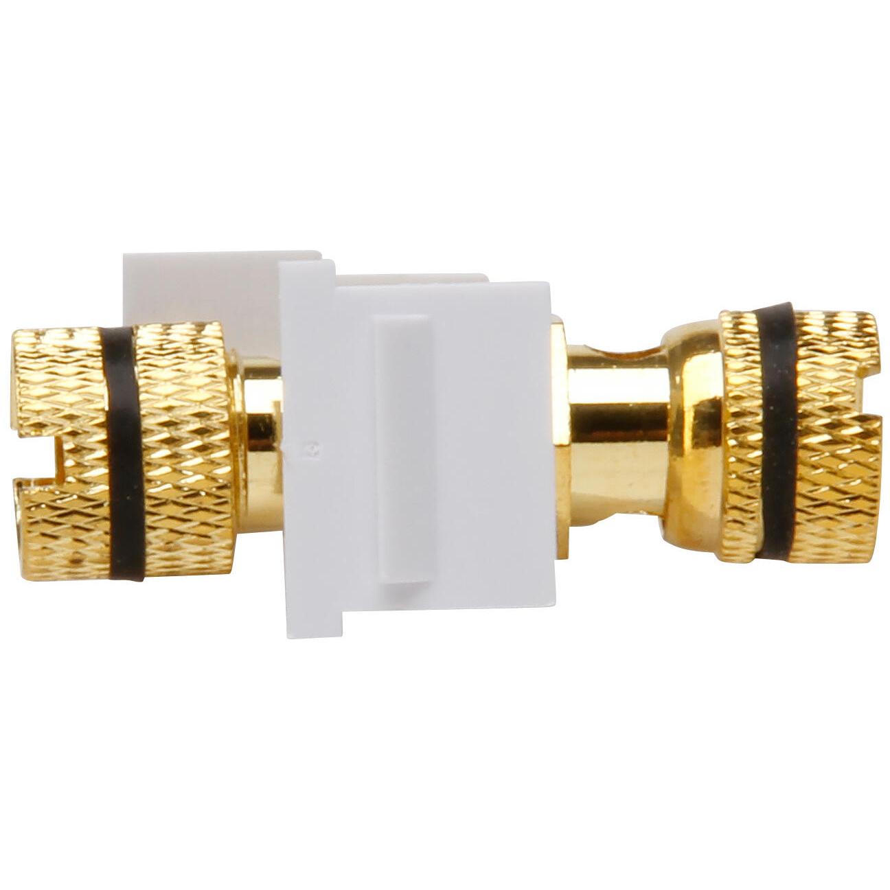 Keystone-module banana plug connector, zwart - Afbeelding 7